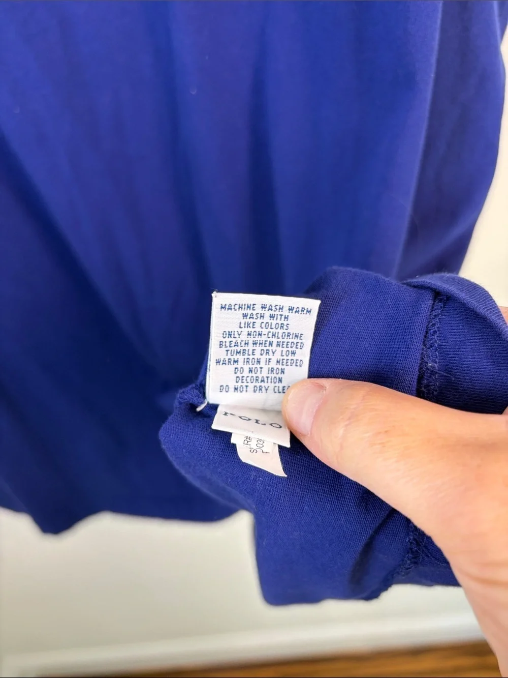 Polo Ralph Lauren Blue Crewneck Pocket Tee with Yellow Pony - 100% Cotton- 3XB